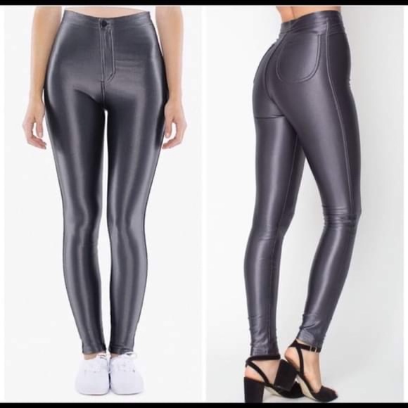 Charcoal disco pant legging jeggings - Picture 2 of 7